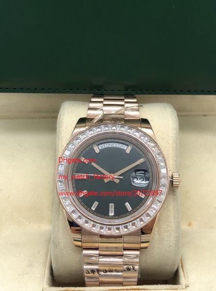 3 style sapphire wristwatches asia 2813 automatic movement 116334 41mm rose gold diamond bezel mens men's watch watches, Slivery;brown
3 style sapphire wristwatches asia 2813 automatic movement 116334 41mm rose gold diamond bezel mens men's watch watches, Slivery;brown