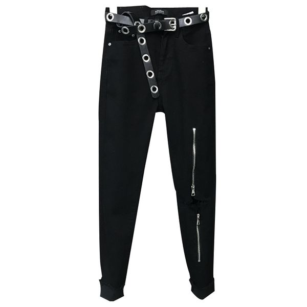2019 new autumn black jeans women high waist ankle length hole skinny pencil jeans plus size, Blue
2019 new autumn black jeans women high waist ankle length hole skinny pencil jeans plus size, Blue