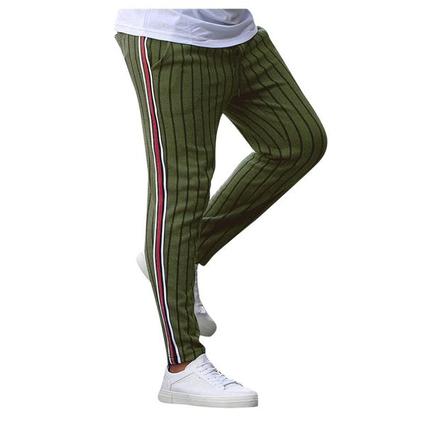 men casual stripe print drawstring elastic waist long cargo pants trousers streetwear joggers sweatpants hip hop, Black
men casual stripe print drawstring elastic waist long cargo pants trousers streetwear joggers sweatpants hip hop, Black