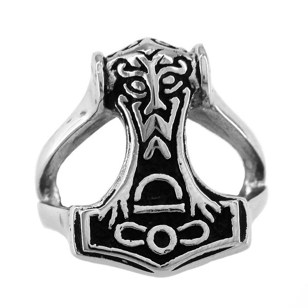 fanssteel stainless steel vintage mens wemens jewelry viking split shank thors hammer ring tool ring fsr08w78, Silver
fanssteel stainless steel vintage mens wemens jewelry viking split shank thors hammer ring tool ring fsr08w78, Silver