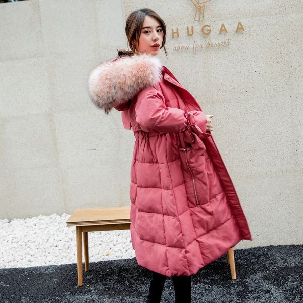 real raccoon fur collar 2019 winter coat thick down parka women long winter white duck down jacket female hooded women coat, Black
real raccoon fur collar 2019 winter coat thick down parka women long winter white duck down jacket female hooded women coat, Black