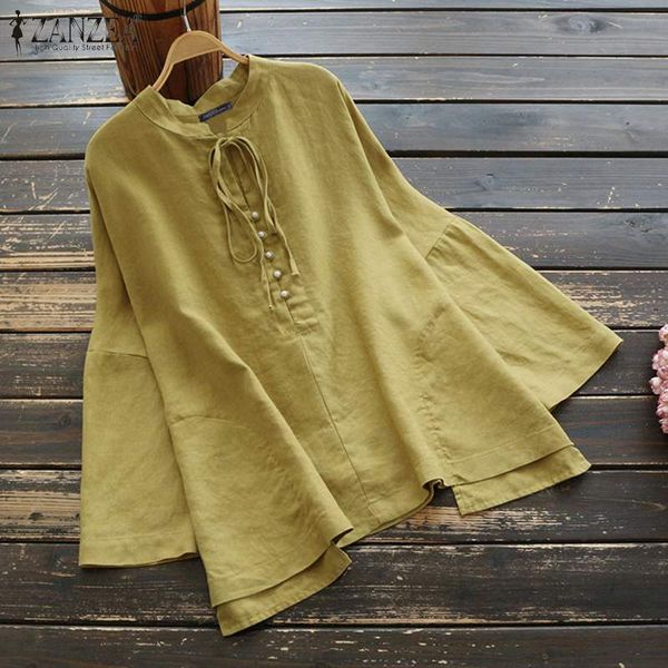 2020 spring long sleeve tunic zanzea women solid lace up work shirt vintage casual cotton blouse femme blusas robe chemise, White
2020 spring long sleeve tunic zanzea women solid lace up work shirt vintage casual cotton blouse femme blusas robe chemise, White