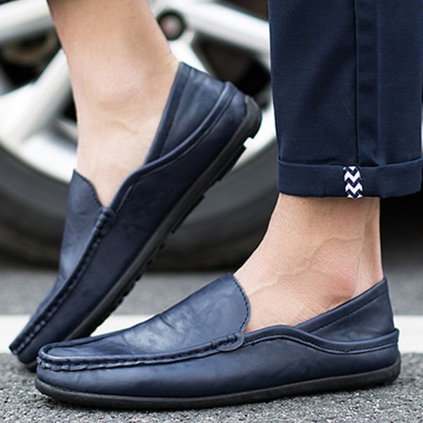 fashion leather men's casual shoes breathable antiskid loafers moccasins lace-up men's shoes casual, Black
fashion leather men's casual shoes breathable antiskid loafers moccasins lace-up men's shoes casual, Black