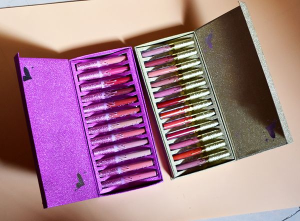 Lip makeup high quality fa hion 12 color lipglo et matte lip glo liquid lip tick et dhl hipping