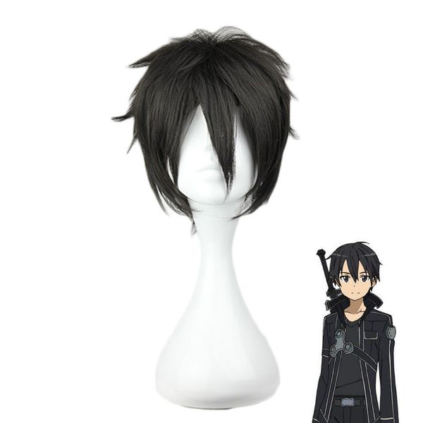 sword art online kirigaya kazuto wig cosplay costume sao kirito men women short black synthetic hair party role play wigs
sword art online kirigaya kazuto wig cosplay costume sao kirito men women short black synthetic hair party role play wigs