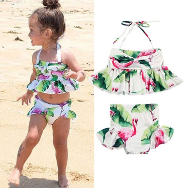 newborn kid baby girl flamingo floral tankini swimwear halter crop swimsuit bikini set bathing suit
newborn kid baby girl flamingo floral tankini swimwear halter crop swimsuit bikini set bathing suit