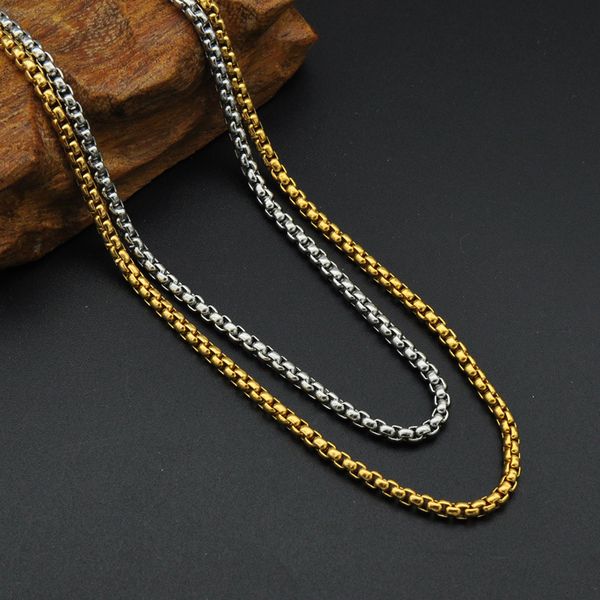 bfn007 new arrival 3mm * 60cm stainless steel square beads chain titanium steel chain men long necklace for jewelry, Silver
bfn007 new arrival 3mm * 60cm stainless steel square beads chain titanium steel chain men long necklace for jewelry, Silver