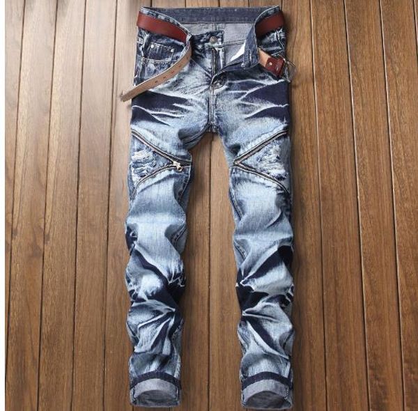 2020 men fashion jeans casual patches hole washe new arrivel hole out bleached long distrressed straight 2020 letter asian size, Blue
2020 men fashion jeans casual patches hole washe new arrivel hole out bleached long distrressed straight 2020 letter asian size, Blue