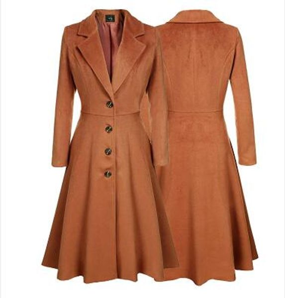 wholesale autumn and winter new women's long-sleeved fashion casual windbreaker woolen coat size xs-xxl, Black
wholesale autumn and winter new women's long-sleeved fashion casual windbreaker woolen coat size xs-xxl, Black