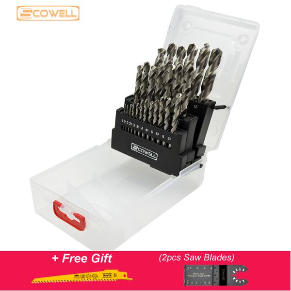30% off scowell 25pcs hss split tip drill bit for metal high speed steel drilling bits set 1.0~13mm power tools accessories
30% off scowell 25pcs hss split tip drill bit for metal high speed steel drilling bits set 1.0~13mm power tools accessories