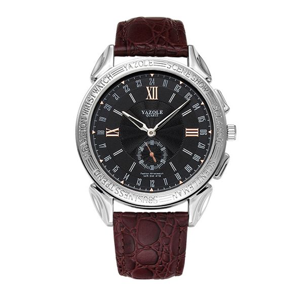 original authentic men's quartz large dial fashion casual watch leather strap new design date drop shipping b3458, Slivery;brown
original authentic men's quartz large dial fashion casual watch leather strap new design date drop shipping b3458, Slivery;brown