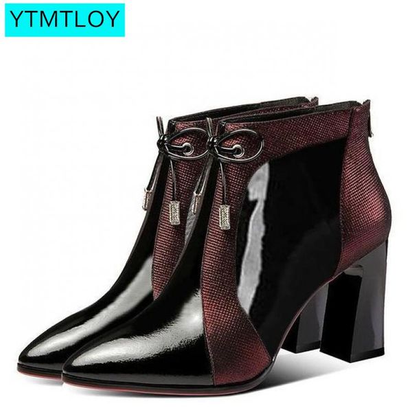 winter pointed toe faux leather zipper style boots ankle women boots fur short boot women ankle fashion, Black
winter pointed toe faux leather zipper style boots ankle women boots fur short boot women ankle fashion, Black