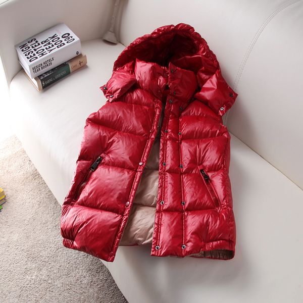 women's vest down jacket woman hooded winter jacket women clothes 2019 down coat female korean puffer jackets abrigo mujer my, Black
women's vest down jacket woman hooded winter jacket women clothes 2019 down coat female korean puffer jackets abrigo mujer my, Black