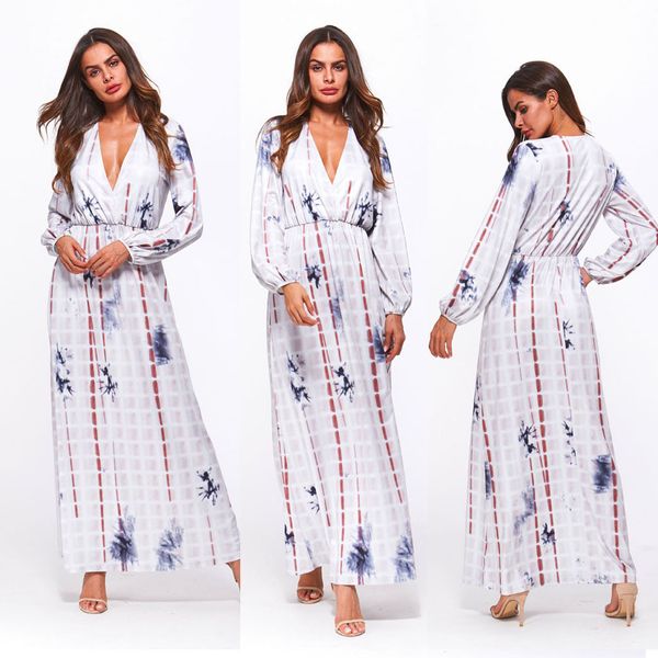 white paisley print elegant women dress summer boho maxi beach holiday dress 2019 split long casual festa, Black;gray
white paisley print elegant women dress summer boho maxi beach holiday dress 2019 split long casual festa, Black;gray