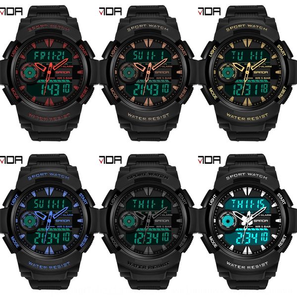 sunda men's waterproofwind sports students' junior high school students' fashionable luminous watch digital watch, Blue
sunda men's waterproofwind sports students' junior high school students' fashionable luminous watch digital watch, Blue