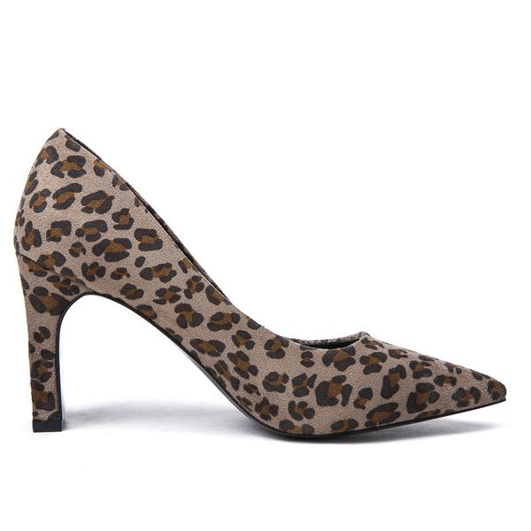 2019 spring and autumn new fashion leopard suede high heels fine with pointed female shallow mouth, Black
2019 spring and autumn new fashion leopard suede high heels fine with pointed female shallow mouth, Black