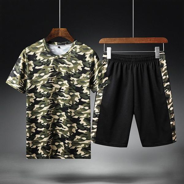 summer casual men thin set men tracksuit camouflage printed t shirts shorts sporting suits male sweat suit, Gray
summer casual men thin set men tracksuit camouflage printed t shirts shorts sporting suits male sweat suit, Gray