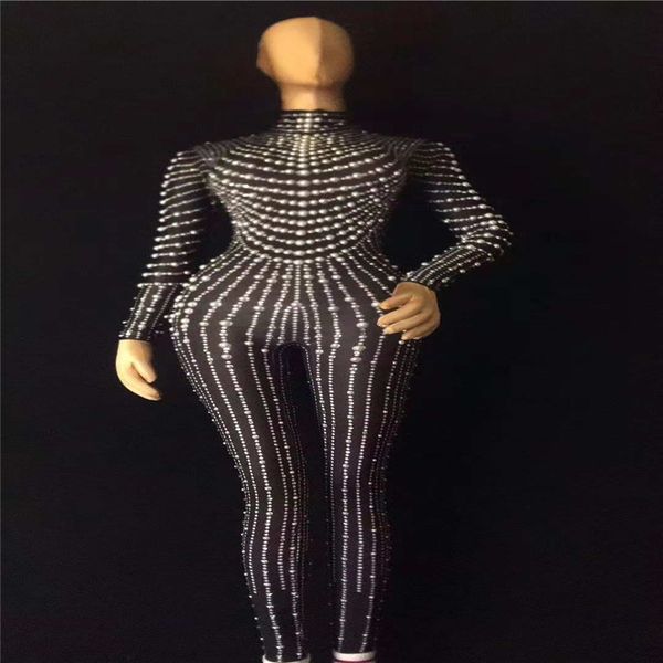 e28 black pearl rhinestone bodysuit elastic female jumpsuit singer wears stage performance show dress clothe dj outfits costume club disco
e28 black pearl rhinestone bodysuit elastic female jumpsuit singer wears stage performance show dress clothe dj outfits costume club disco