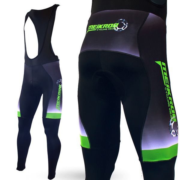 original meikroo cycling bib long pants pro team gear pattern cycling bib tights gradient color design, Black
original meikroo cycling bib long pants pro team gear pattern cycling bib tights gradient color design, Black