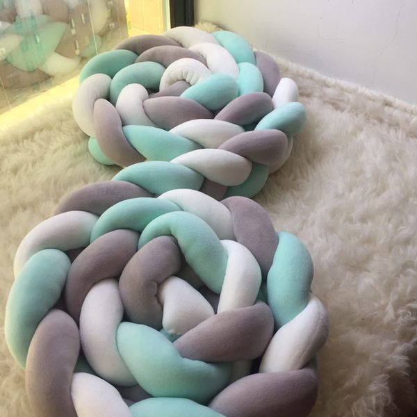 1m/2m/2.5m/3m/3.5m/4m bumpers in the crib solid color kids cot knot cushion for new born baby protector pillow room bed bumper
1m/2m/2.5m/3m/3.5m/4m bumpers in the crib solid color kids cot knot cushion for new born baby protector pillow room bed bumper