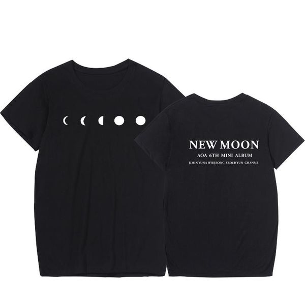 2019 summer wear aoa series new moon cotton t-shirt korean-style men's short sleeve shirt printed english clothes round neckline, White;black
2019 summer wear aoa series new moon cotton t-shirt korean-style men's short sleeve shirt printed english clothes round neckline, White;black
