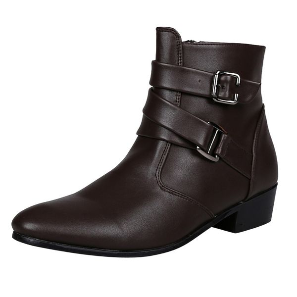 sagace men's work boots motorcycle western high boots men's pointed england leather buckle martin boots shoes 2020, Black
sagace men's work boots motorcycle western high boots men's pointed england leather buckle martin boots shoes 2020, Black