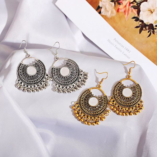 ethnic round hollow alloy tassel dangle earrings for women mirror earrings vintage bohemia hollow tibetan, Silver
ethnic round hollow alloy tassel dangle earrings for women mirror earrings vintage bohemia hollow tibetan, Silver