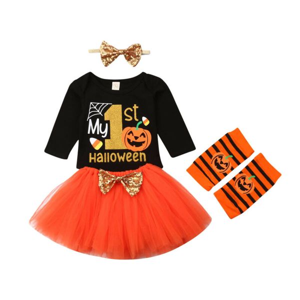 2020 brand halloween newborn baby girl romper+tulle skirt++headband 4pcs clothes costume party set for baby, White
2020 brand halloween newborn baby girl romper+tulle skirt++headband 4pcs clothes costume party set for baby, White
