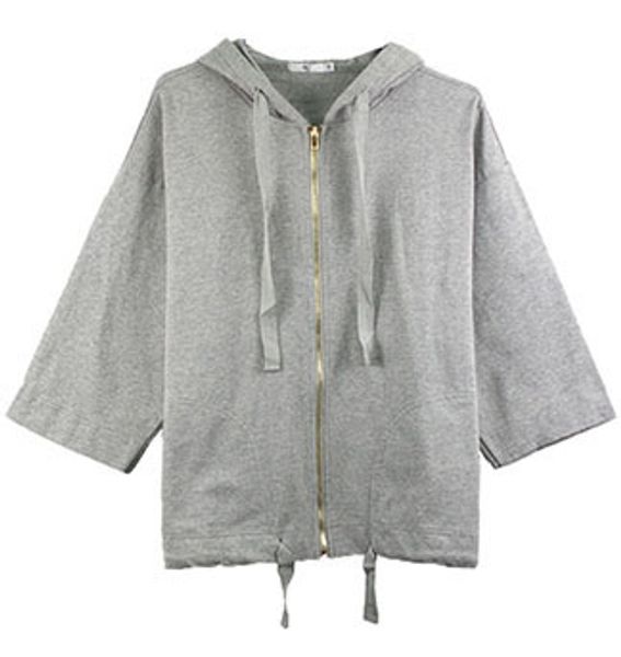 2018 new women loose solid color hoodies fashion ladies streetwear zipper sweater coat cool female autumn jacket0.0, Black
2018 new women loose solid color hoodies fashion ladies streetwear zipper sweater coat cool female autumn jacket0.0, Black