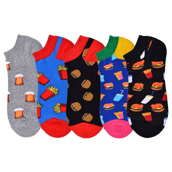 cool beer french fries happy crew burger street skate socks boat ankle cotton short summer funny women men boat socks invisible, Black
cool beer french fries happy crew burger street skate socks boat ankle cotton short summer funny women men boat socks invisible, Black