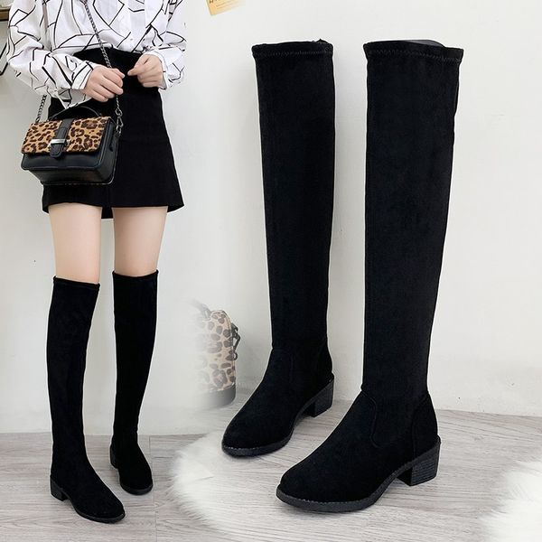 suede boots knee sandals woman's winter shoes boots woman overknee thin 2019 autumn high comfortable high, Black
suede boots knee sandals woman's winter shoes boots woman overknee thin 2019 autumn high comfortable high, Black
