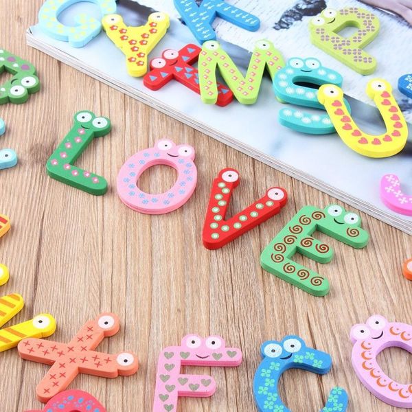 26pcs 26 alphabet magnet wooden refrigerator magnet fridge stickers cartoon colorful kids toys for children baby educational
26pcs 26 alphabet magnet wooden refrigerator magnet fridge stickers cartoon colorful kids toys for children baby educational