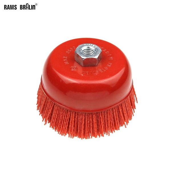 1 piece 115* m14 cup nylon abrasive brush wheel p80 pile polymer-abrasive 4.5" angle grinder tool
1 piece 115* m14 cup nylon abrasive brush wheel p80 pile polymer-abrasive 4.5" angle grinder tool