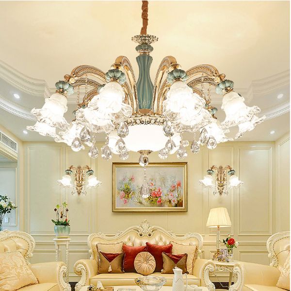 european ceramic chandelier downwards living crystal chandelier lighting modern minimalist dining room light bedroom home penant lamps
european ceramic chandelier downwards living crystal chandelier lighting modern minimalist dining room light bedroom home penant lamps