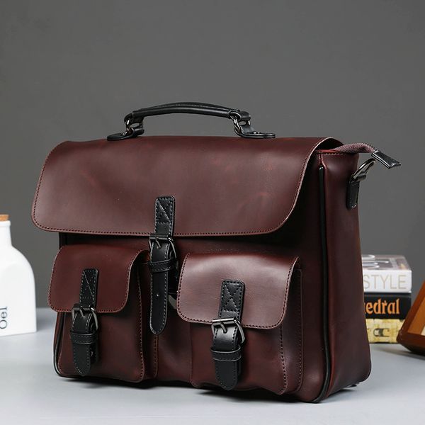 crazy horse pu leather men handbags casual vintage male messenger crossbody shoulder bag men's travel bags lapbriefcase bag
crazy horse pu leather men handbags casual vintage male messenger crossbody shoulder bag men's travel bags lapbriefcase bag