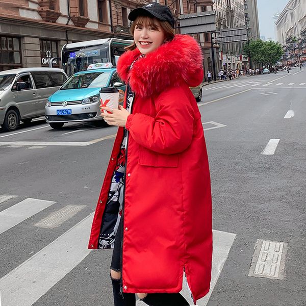 double 2 seats 2019 winter winter jas capuchon with bont long female jas katoen violated new collection parka mujer invierno, Black
double 2 seats 2019 winter winter jas capuchon with bont long female jas katoen violated new collection parka mujer invierno, Black