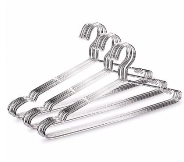 100pcs stainless steel strong metal wire hangers coat clothes hangers 50cm houseware drying clothes organizer
100pcs stainless steel strong metal wire hangers coat clothes hangers 50cm houseware drying clothes organizer