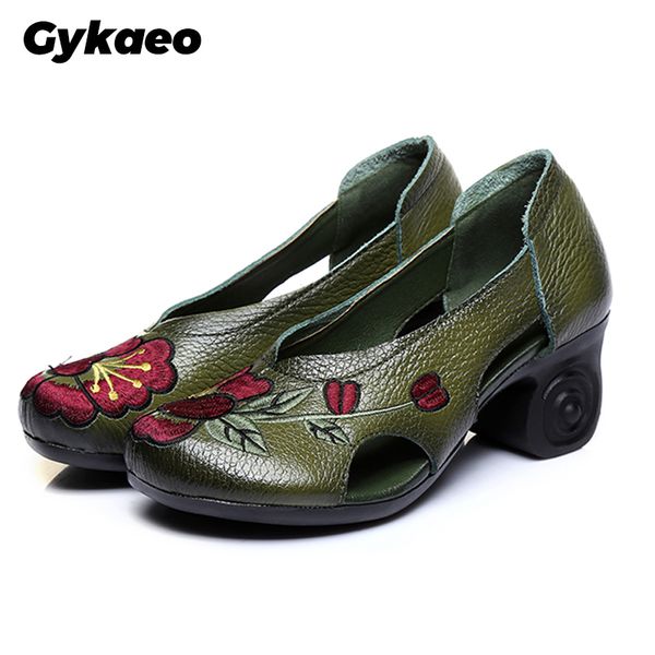gykaeo female national style genuine leather embroidered pumps women shoes 2020 spring ladies floral high heels cowhide shoes, Black
gykaeo female national style genuine leather embroidered pumps women shoes 2020 spring ladies floral high heels cowhide shoes, Black