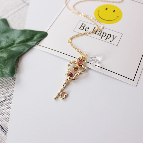 lavieen jewelry source wholesale beauty girl warrior time and space key transparent pendant necklace long 6475, Golden;silver
lavieen jewelry source wholesale beauty girl warrior time and space key transparent pendant necklace long 6475, Golden;silver