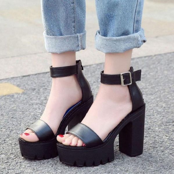 elegant sandals women high heels pumps super high heel women's banquet sandals waterproof platform toe #3, Black
elegant sandals women high heels pumps super high heel women's banquet sandals waterproof platform toe #3, Black