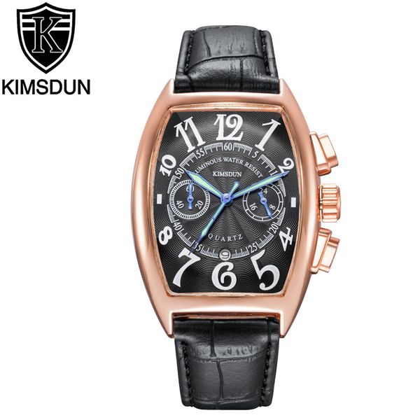 men's watch kimsdun brand two eyes multi-function fashion casual barrel-shaped quartz watch leather strap luxury watches, Slivery;brown
men's watch kimsdun brand two eyes multi-function fashion casual barrel-shaped quartz watch leather strap luxury watches, Slivery;brown