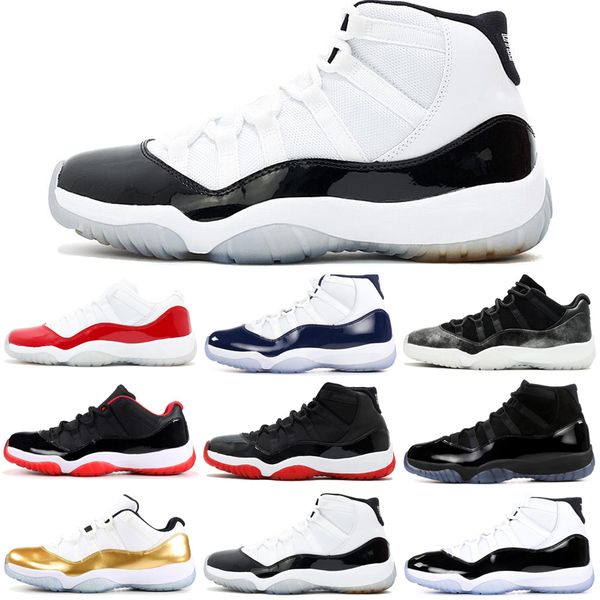 2019 11 Concord High 45 11 XI 11s Cap and Gown Gym Red Chicago Platinum Tint Space Jams Men Basketball Shoes sports Sneakers
2019 11 Concord High 45 11 XI 11s Cap and Gown Gym Red Chicago Platinum Tint Space Jams Men Basketball Shoes sports Sneakers