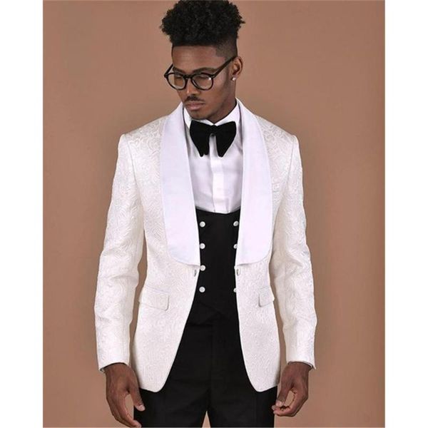 men's suits & blazers groom tuxedos men shawl lapel custom made wedding grooms 3 pieces ( jacket+pants+vest+tie ) e63, White;black
men's suits & blazers groom tuxedos men shawl lapel custom made wedding grooms 3 pieces ( jacket+pants+vest+tie ) e63, White;black