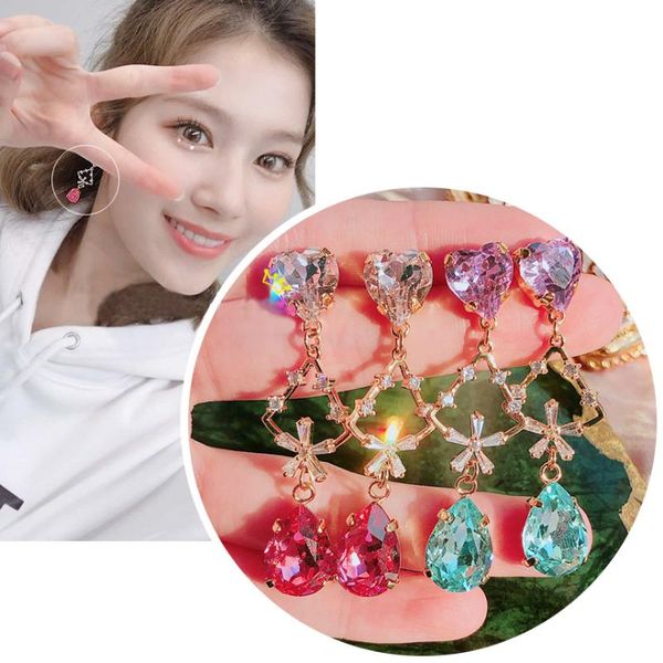 mengjiqiao korean tv star elegant snowflake heart crystal long drop earrings women fashion pendientes christmas jewelry, Silver
mengjiqiao korean tv star elegant snowflake heart crystal long drop earrings women fashion pendientes christmas jewelry, Silver