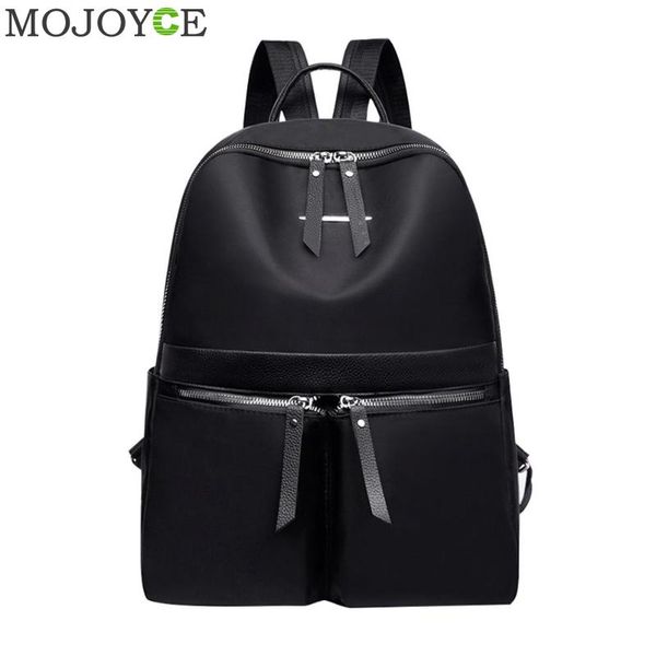 

nylon backpack women casual backpacks ladies high capacity back to school bag teenage girls travel students mochila bolsa 2019
