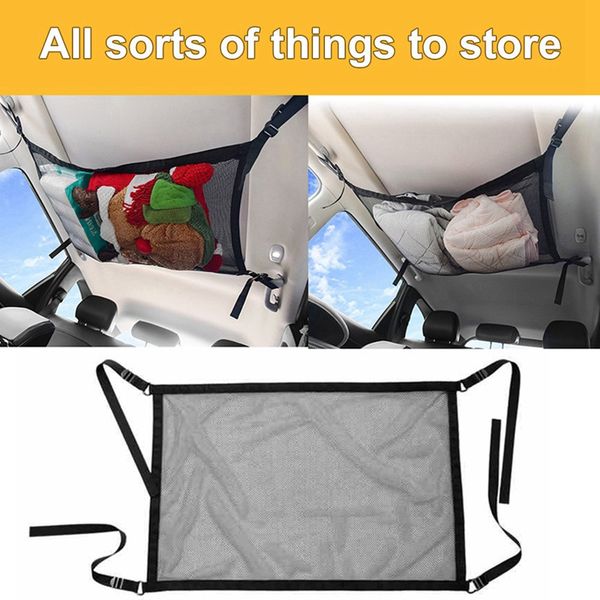 car accessories car ceiling storage net pocket universal net in the trunk storage bag roof interior cargo bag
car accessories car ceiling storage net pocket universal net in the trunk storage bag roof interior cargo bag