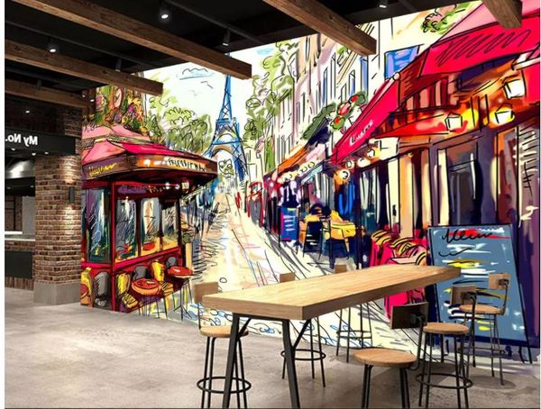 french streetscape graffiti trend wallpaper background wall modern wallpaper for living room
french streetscape graffiti trend wallpaper background wall modern wallpaper for living room