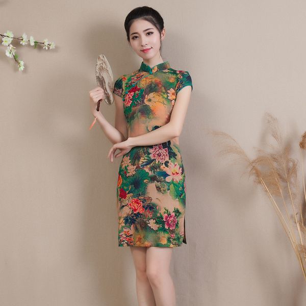 19 цветов женщин cheongsam платье 2019 лето плюс размер qipao восточное платье элегантный с коротким рукавом китайский традиционный 5xl, Red
19 цветов женщин cheongsam платье 2019 лето плюс размер qipao восточное платье элегантный с коротким рукавом китайский традиционный 5xl, Red