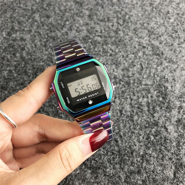 luxury ladies watch royal oak casual fashion diamond quartz digital watch square steel strip led display world, Slivery;brown
luxury ladies watch royal oak casual fashion diamond quartz digital watch square steel strip led display world, Slivery;brown