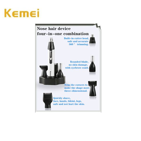 kemei 6650 4 in 1 new fashion rechargeable nose beard rifinitore per naso da donna safe face care razor clipper for men cmjeh
kemei 6650 4 in 1 new fashion rechargeable nose beard rifinitore per naso da donna safe face care razor clipper for men cmjeh